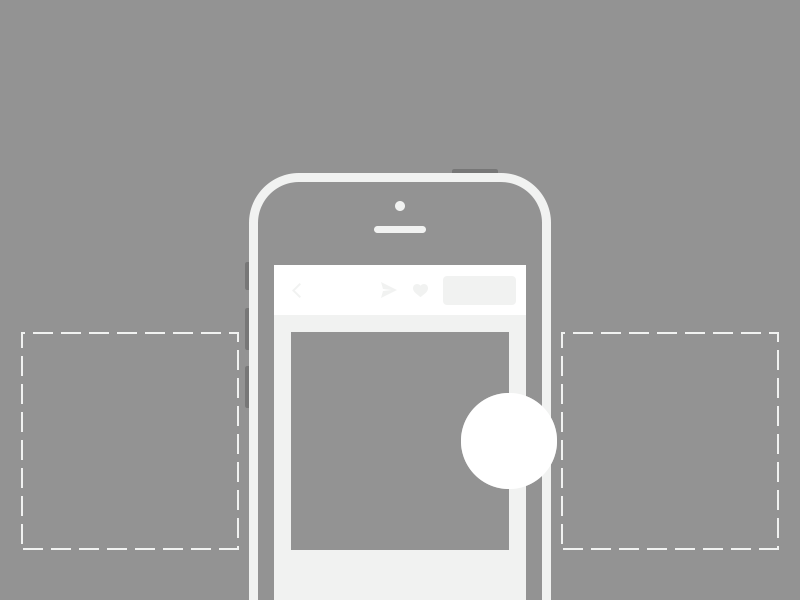 Carousel example from Dribbble