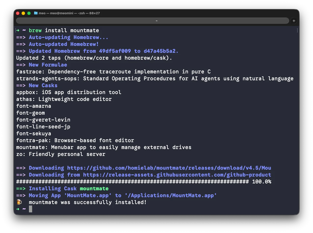 MountMate can be installed via Homebrew