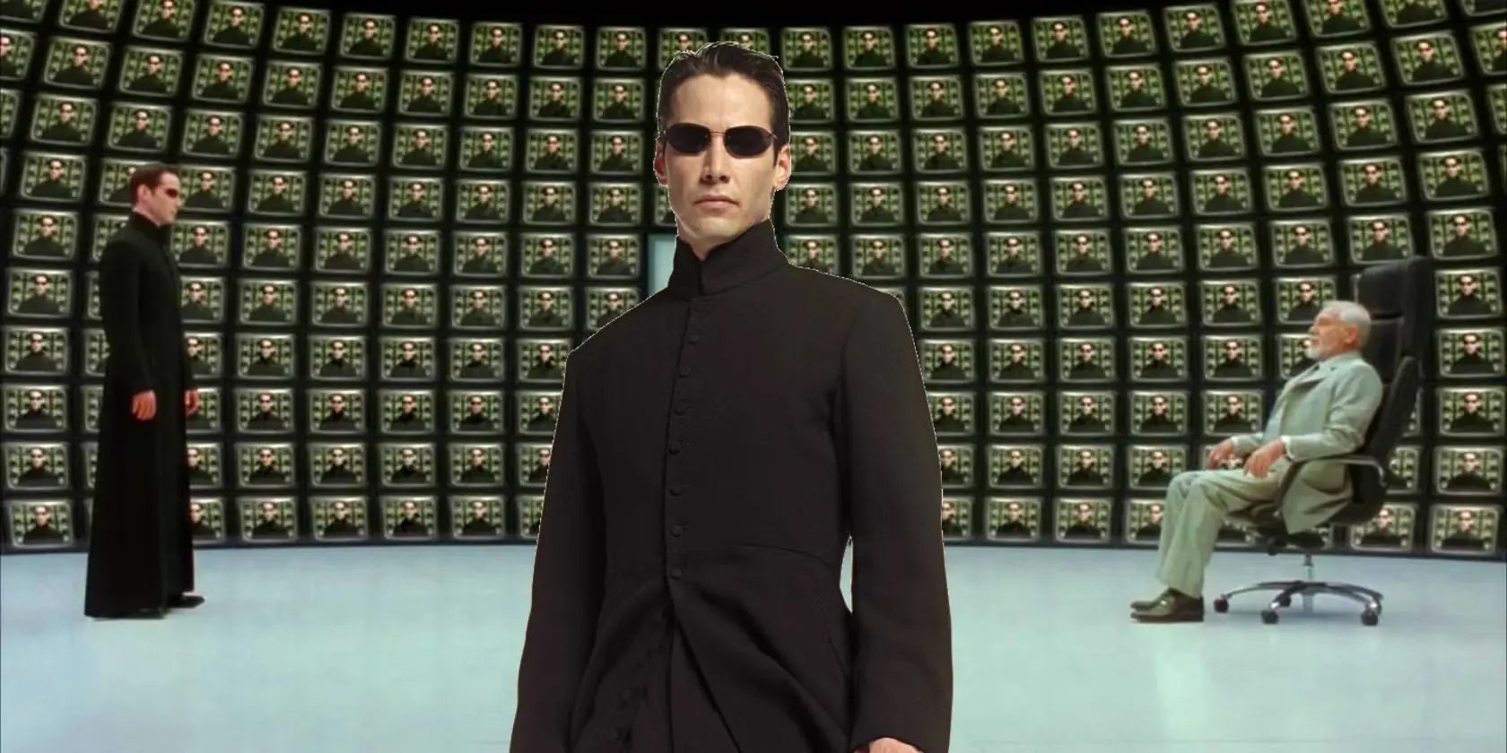 A scene from The Matrix