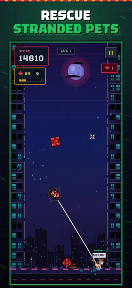 ThreadMan gameplay – Giải cứu pet