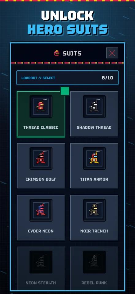 ThreadMan gameplay – Bộ đồ anh hùng
